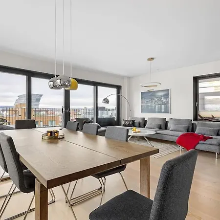 Modern 3Bed Room Sea View Apartment @ Oslo Barcode Extérieur photo