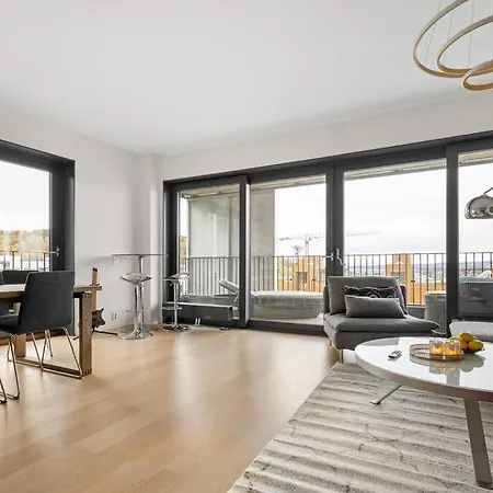 Modern 3Bed Room Sea View Apartment @ Oslo Barcode Extérieur photo